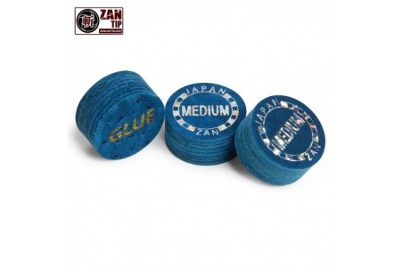 НАКЛЕЙКА ДЛЯ КИЯ ZAN PLUS Ø13ММ MEDIUM 1ШТ.